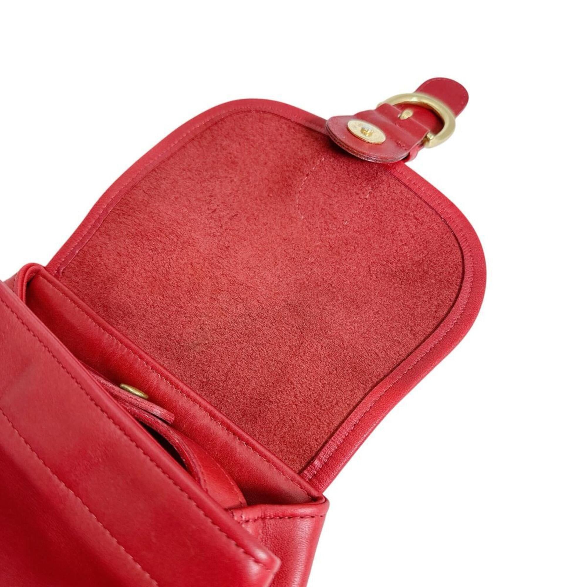 Coach Coach Old Mini Backpack Leather 4152 Red Size ONE SIZE - 9 Thumbnail