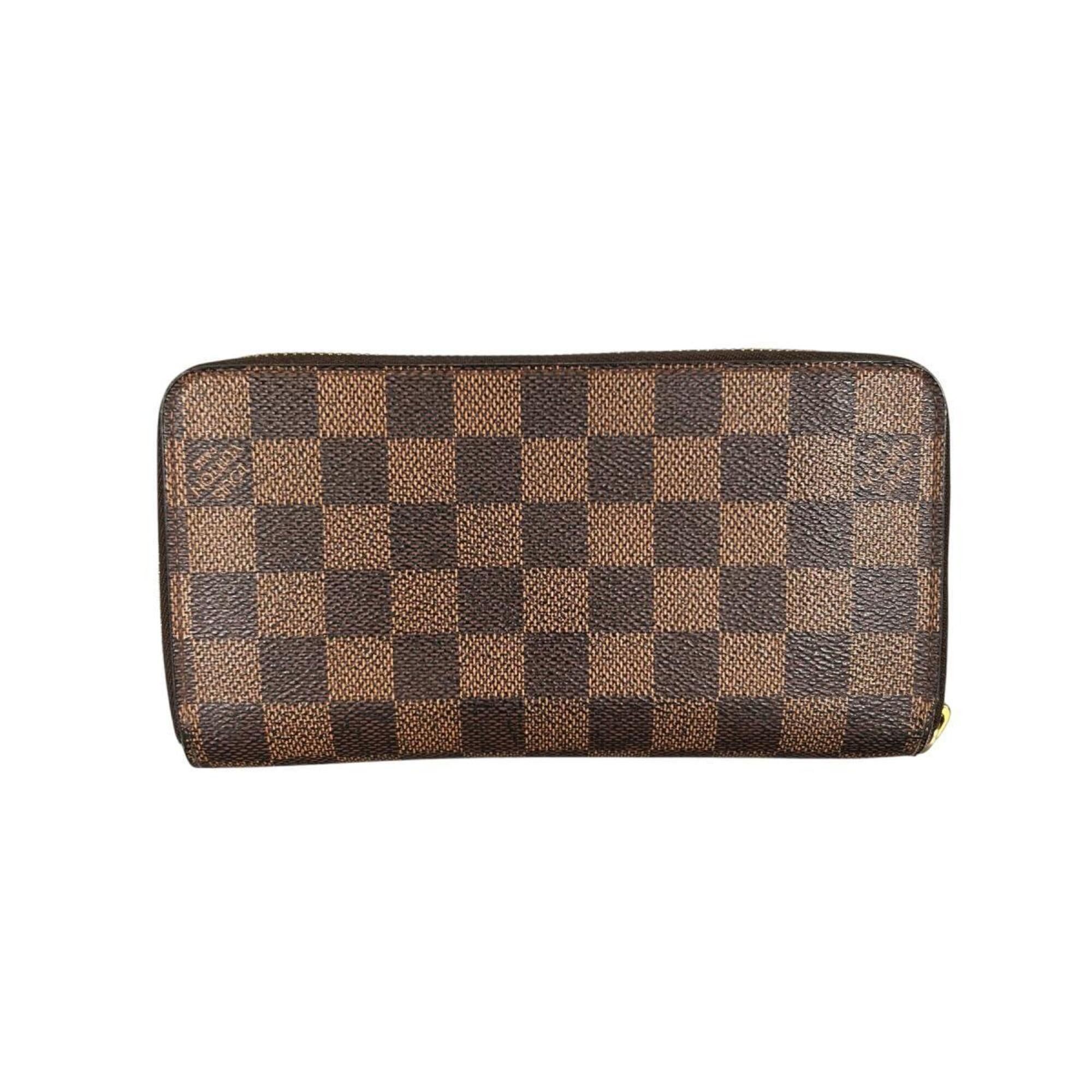 Louis Vuitton Louis Vuitton Zippy Wallet Damier Canvas Long N41661 Brown Size ONE SIZE - 2 Thumbnail