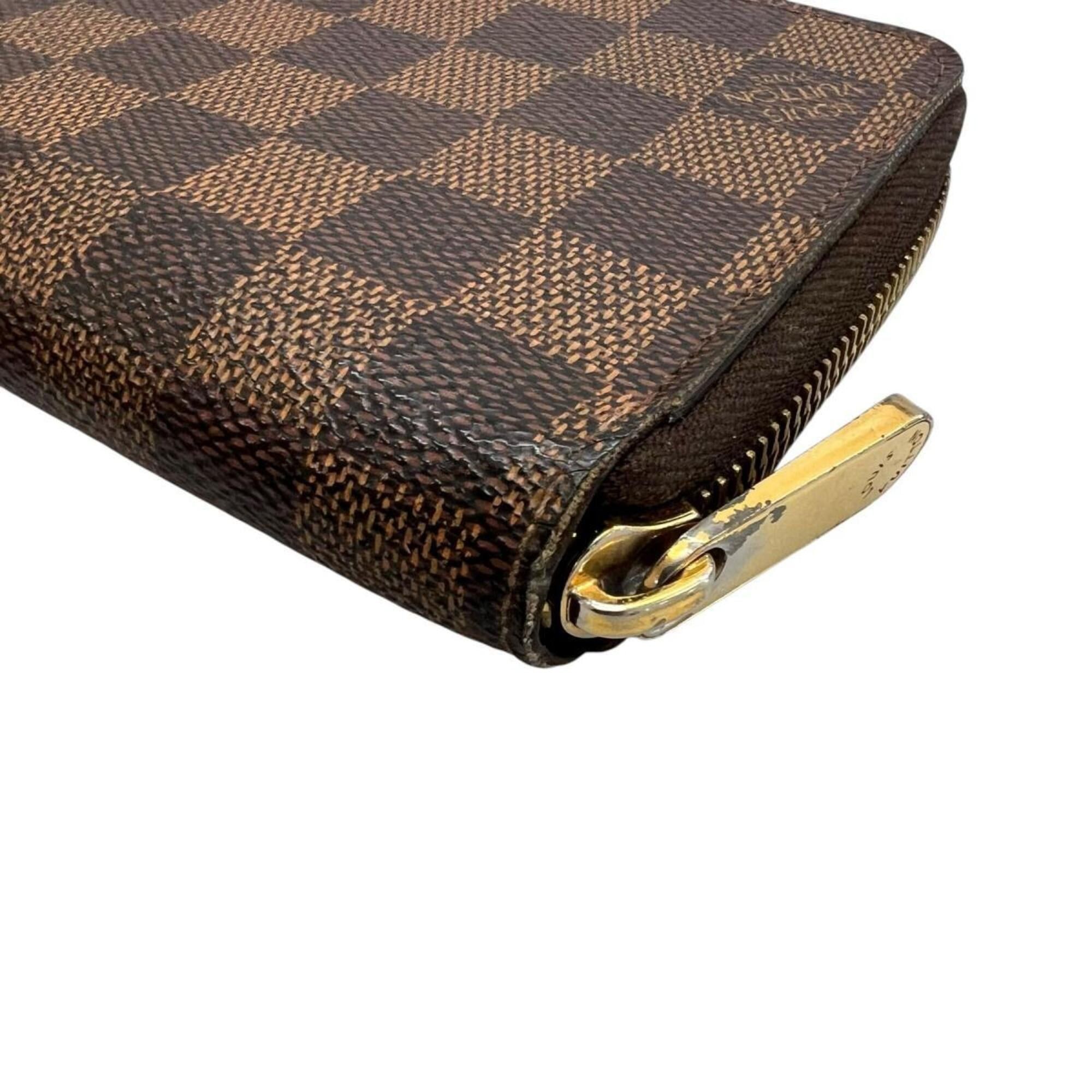 Louis Vuitton Louis Vuitton Zippy Wallet Damier Canvas Long N41661 Brown Size ONE SIZE - 7 Thumbnail