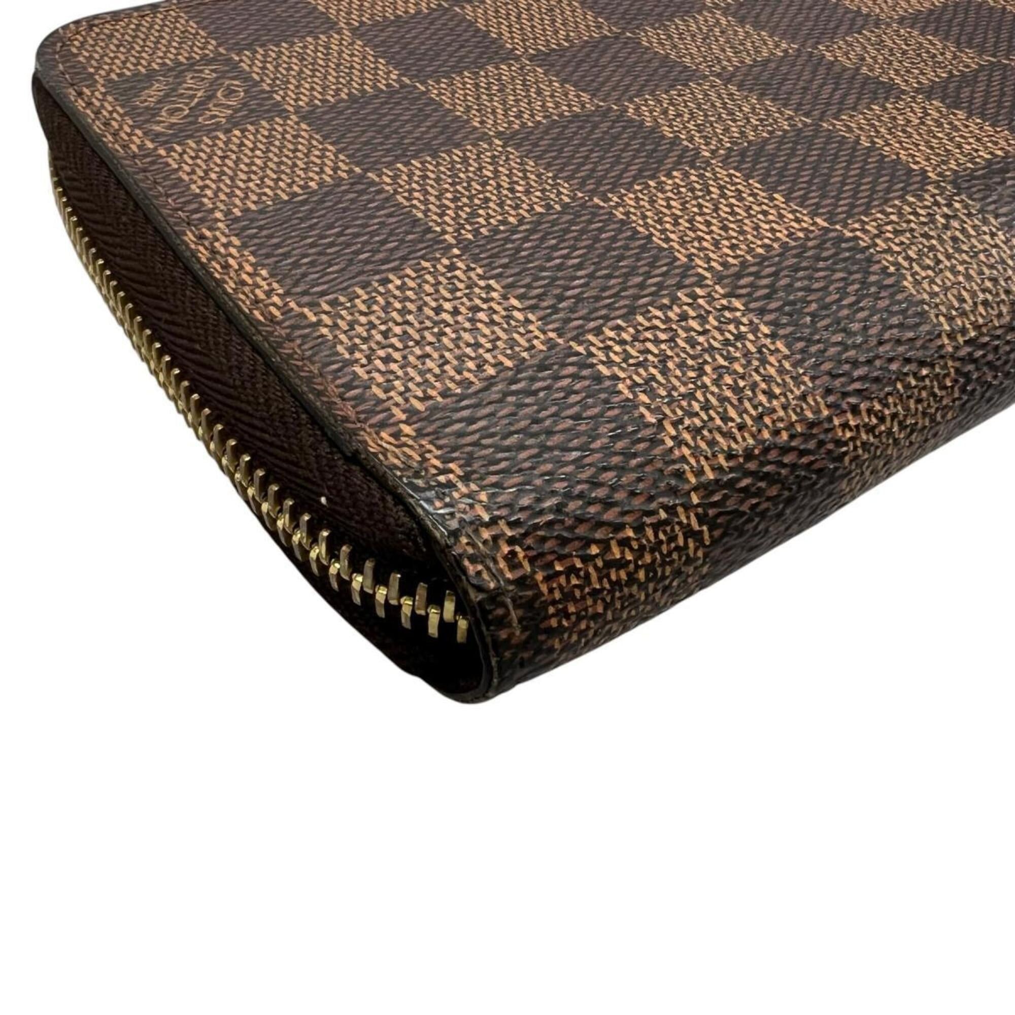 Louis Vuitton Louis Vuitton Zippy Wallet Damier Canvas Long N41661 Brown Size ONE SIZE - 8 Thumbnail