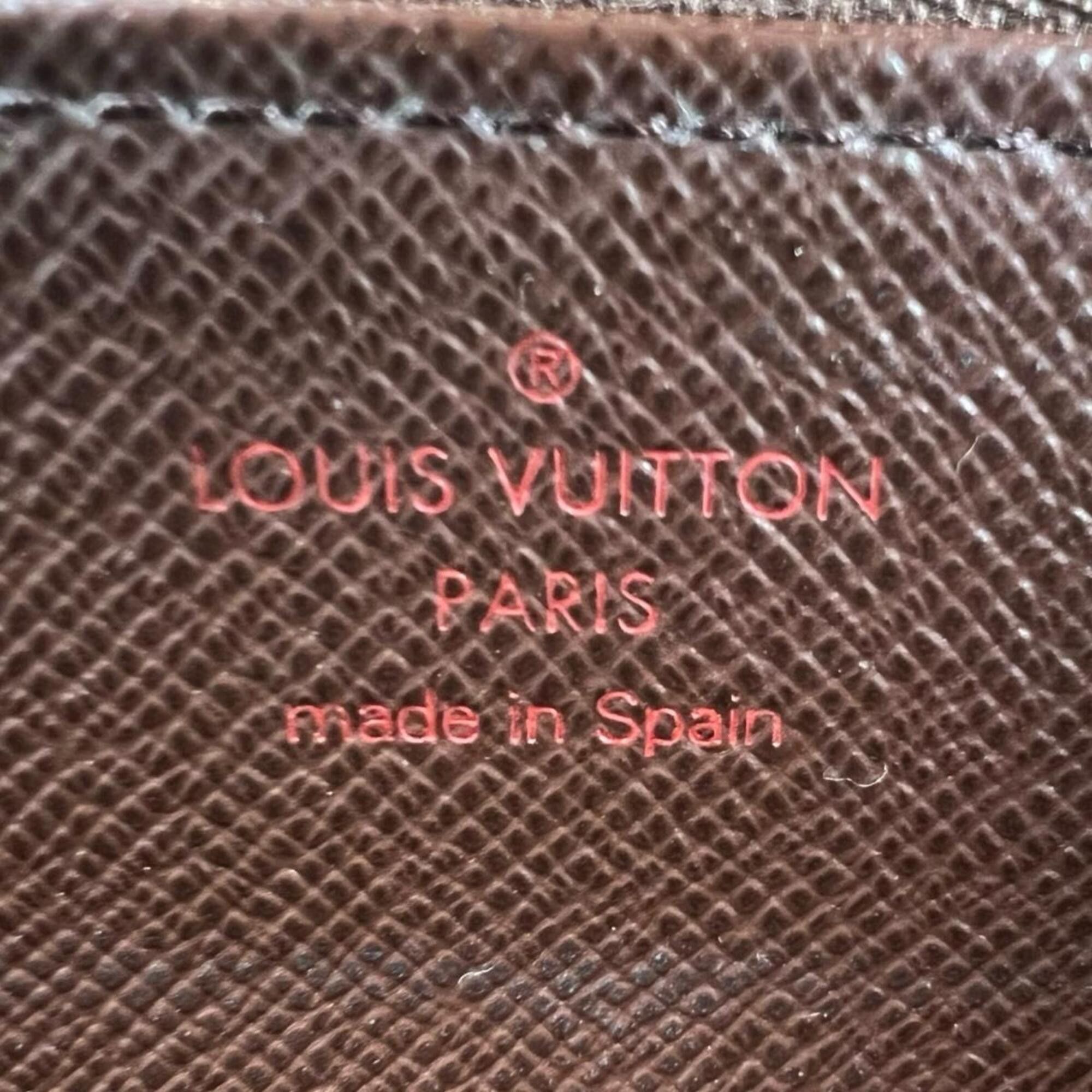Louis Vuitton Louis Vuitton Zippy Wallet Damier Canvas Long N41661 Brown Size ONE SIZE - 12 Thumbnail