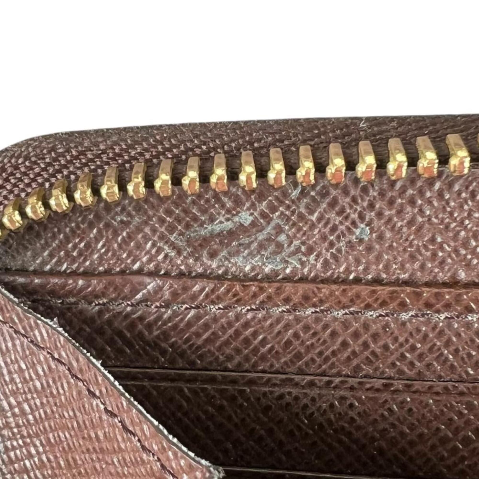 Louis Vuitton Louis Vuitton Zippy Wallet Damier Canvas Long N41661 Brown Size ONE SIZE - 15 Thumbnail
