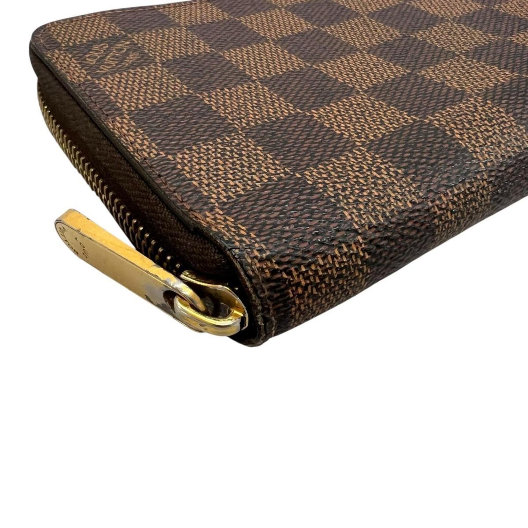 Louis Vuitton Louis Vuitton Zippy Wallet Damier Canvas Long N41661 Brown Size ONE SIZE - 6 Thumbnail