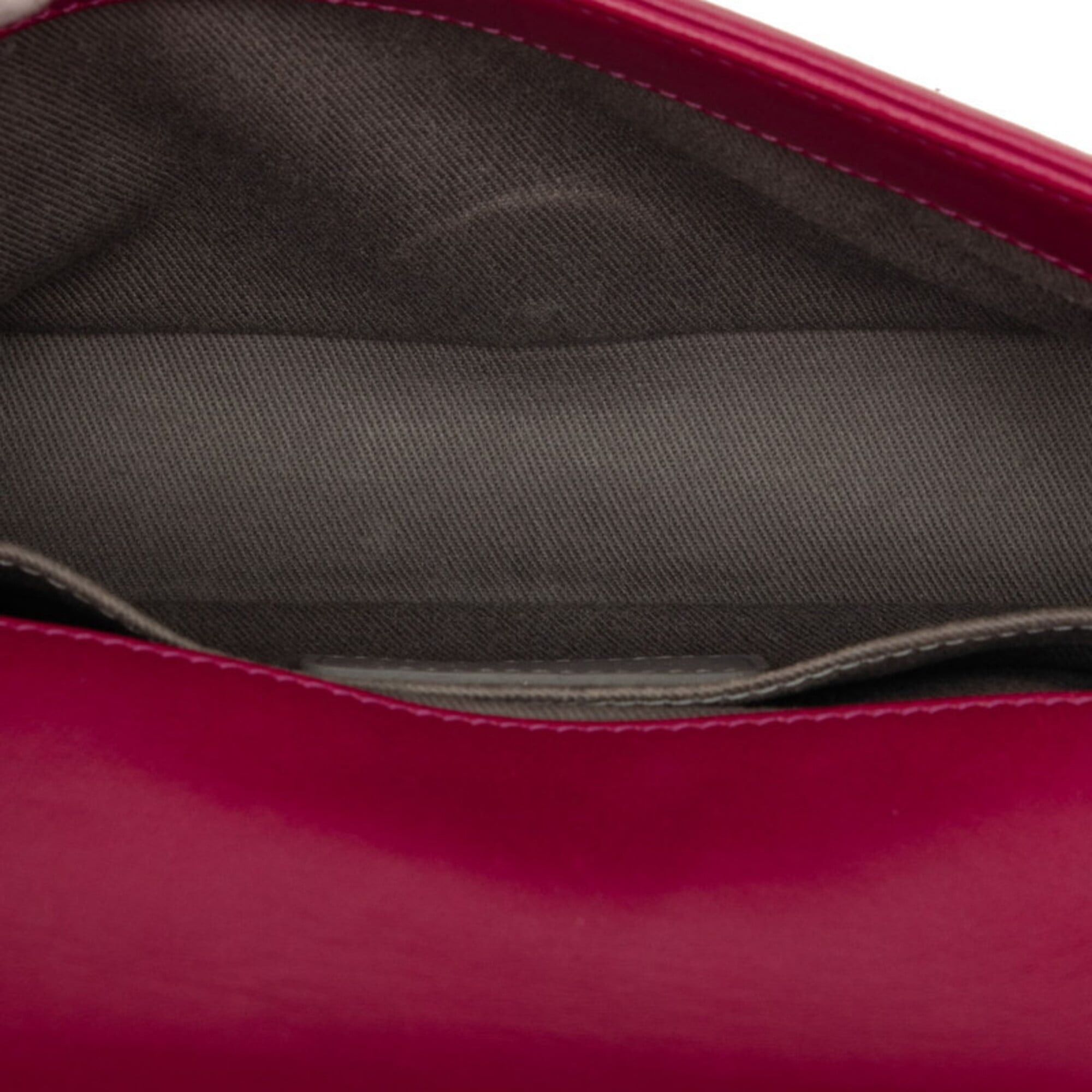 Chanel Chanel Coco Mark Boy Chain Shoulder Bag Pink Velour Leather Women's CHANEL Size ONE SIZE - 6 Thumbnail