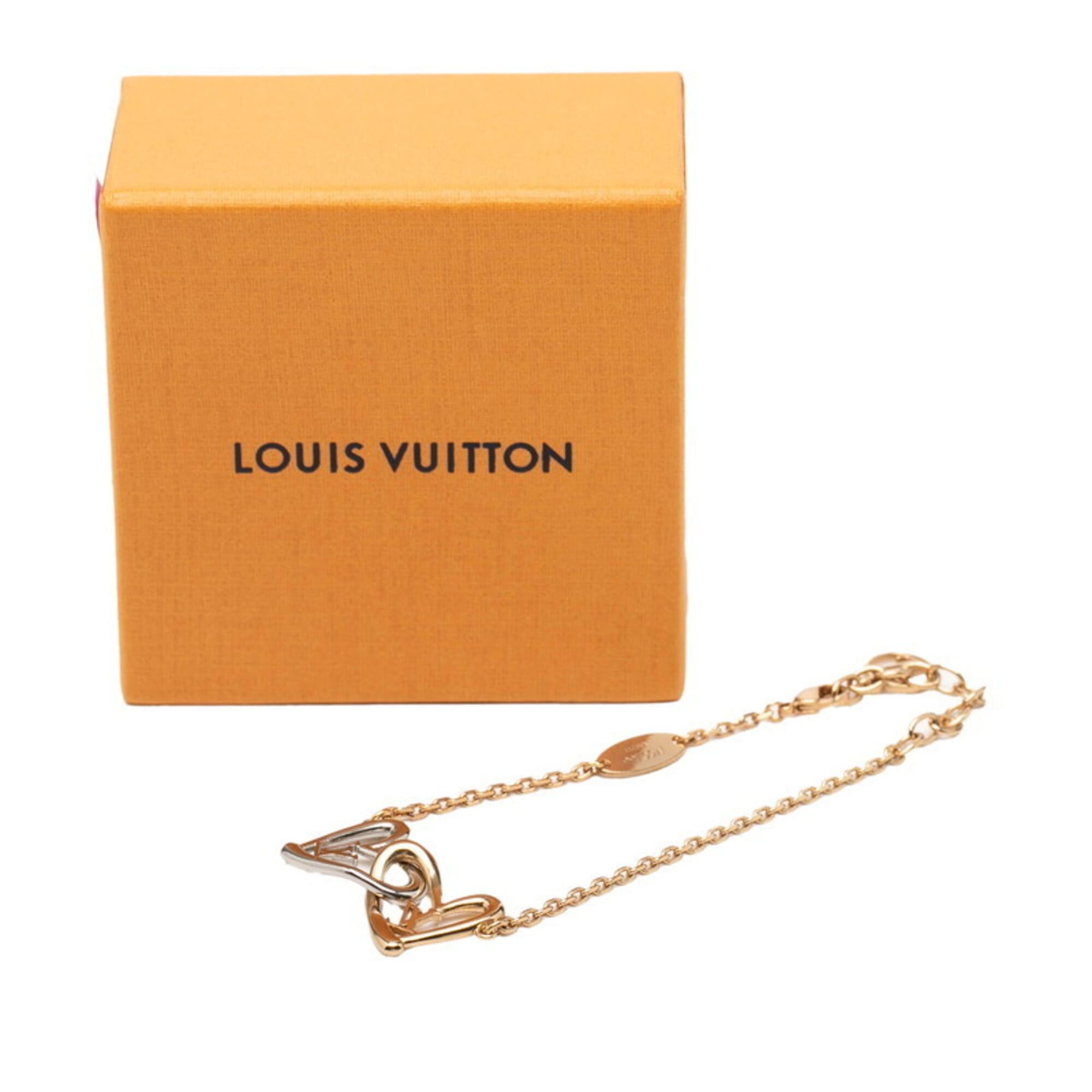 Louis Vuitton Louis Vuitton Heart Falling in Love Bracelet M00466 Gold Silver Plated Metal Women's LOUIS VUITTON Size ONE SIZE - 7 Thumbnail