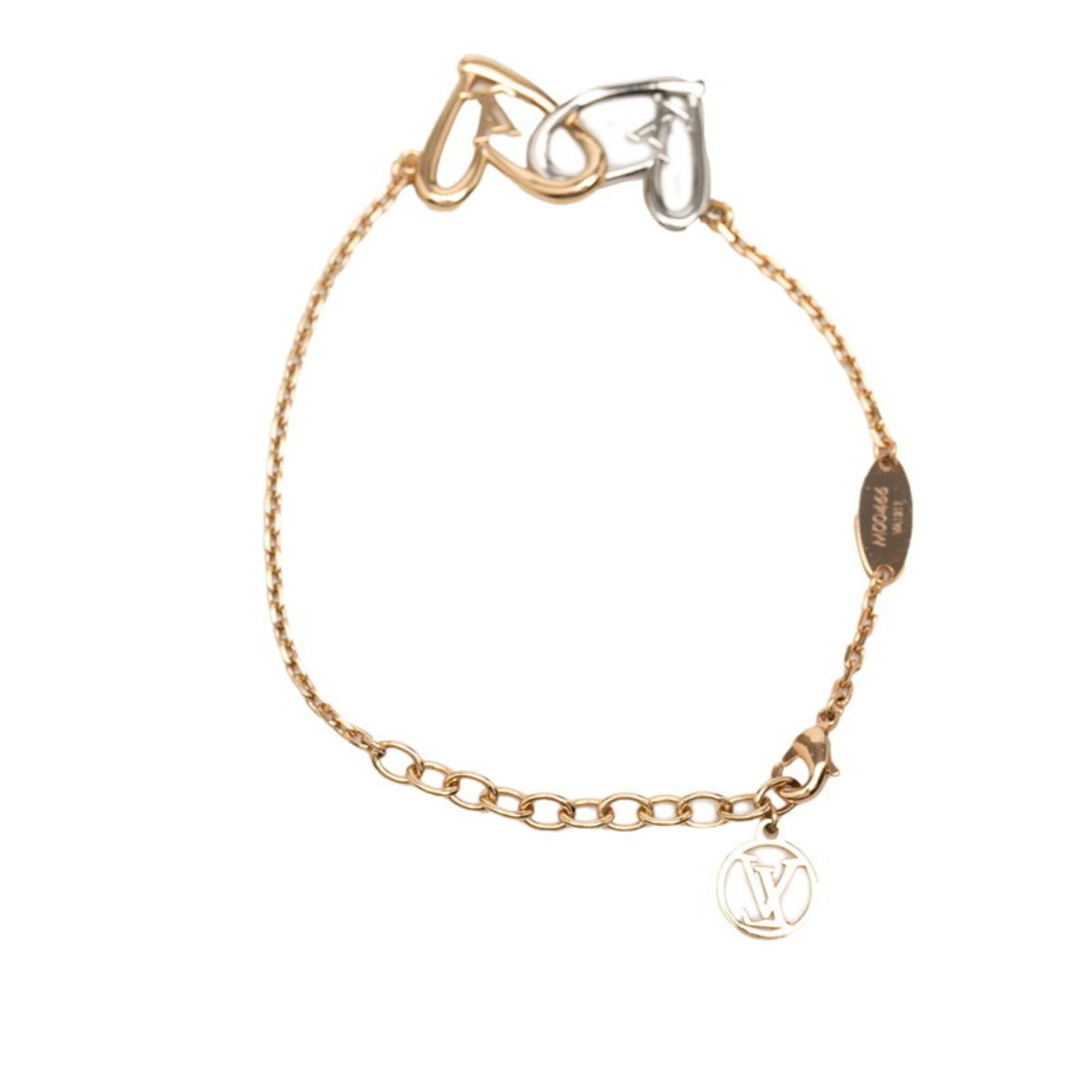 Louis Vuitton Louis Vuitton Heart Falling in Love Bracelet M00466 Gold Silver Plated Metal Women's LOUIS VUITTON Size ONE SIZE - 3 Thumbnail