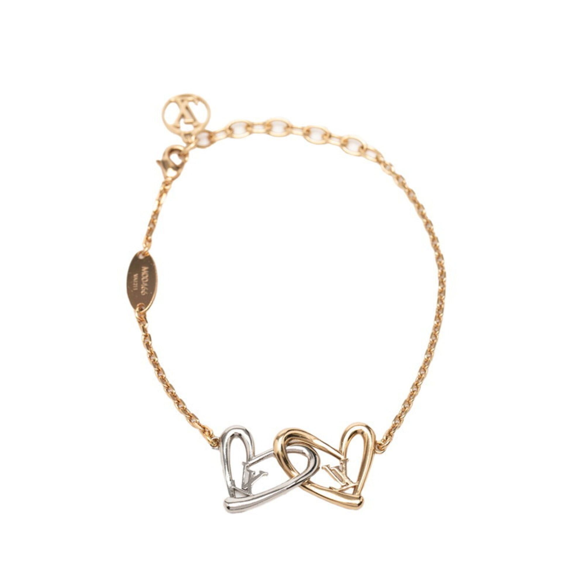Louis Vuitton Louis Vuitton Heart Falling in Love Bracelet M00466 Gold Silver Plated Metal Women's LOUIS VUITTON Size ONE SIZE - 2 Thumbnail