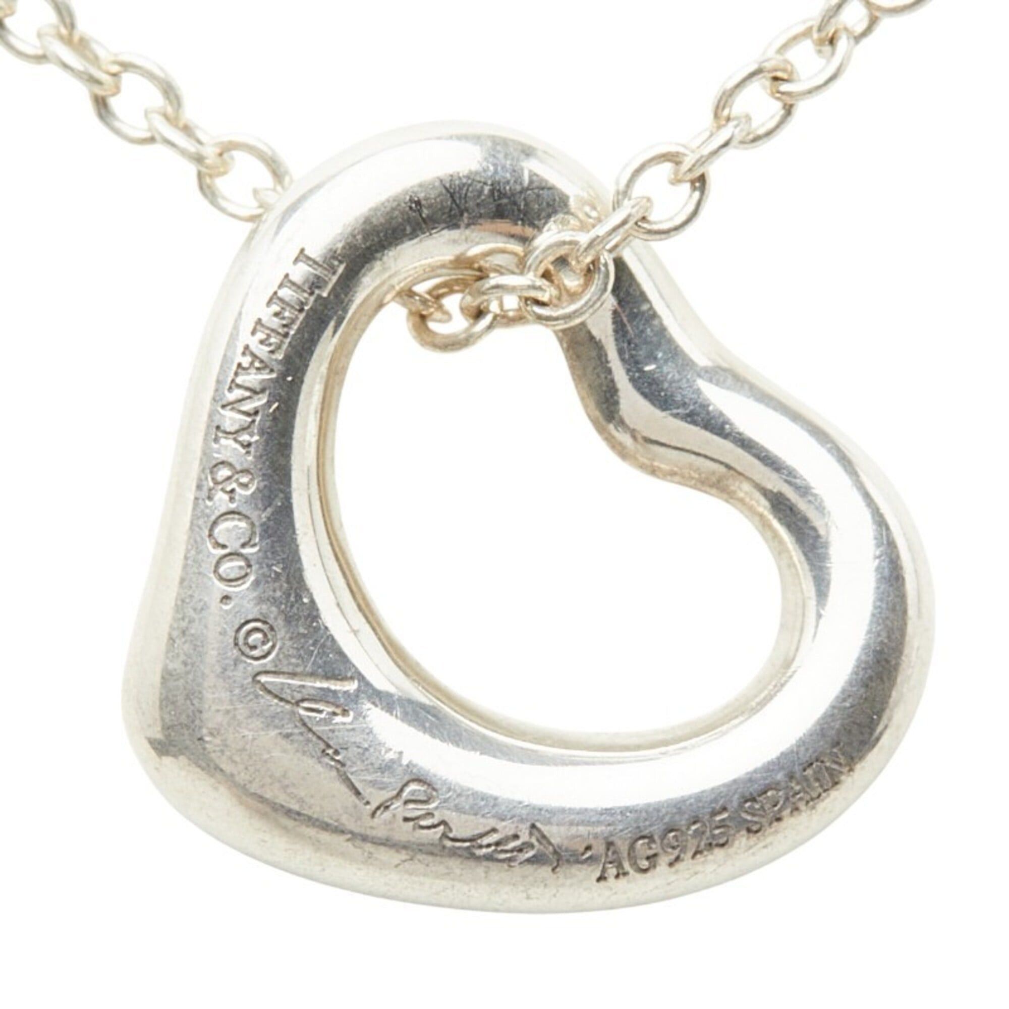 Tiffany & Co. Tiffany & Co. Open Heart Necklace, SV925 Silver, Women's. Size ONE SIZE - 3 Thumbnail