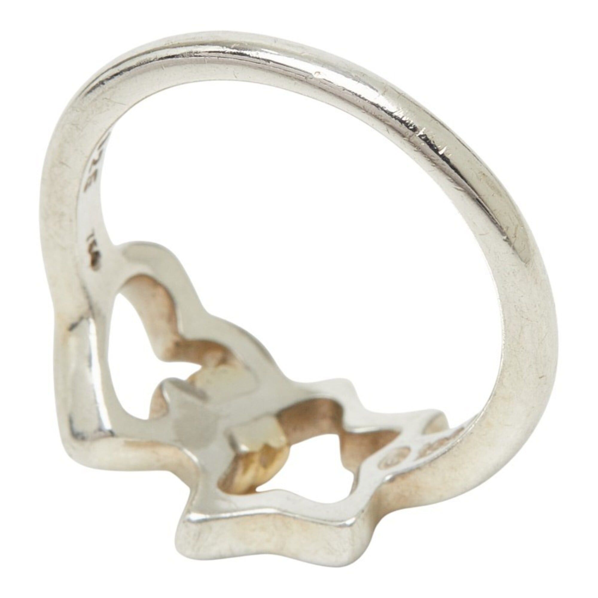 Tiffany & Co. Tiffany & Co. Star Heart Ring, Sterling Silver (SV925) and 18K Yellow Gold, for Women. Size ONE SIZE - 5 Thumbnail