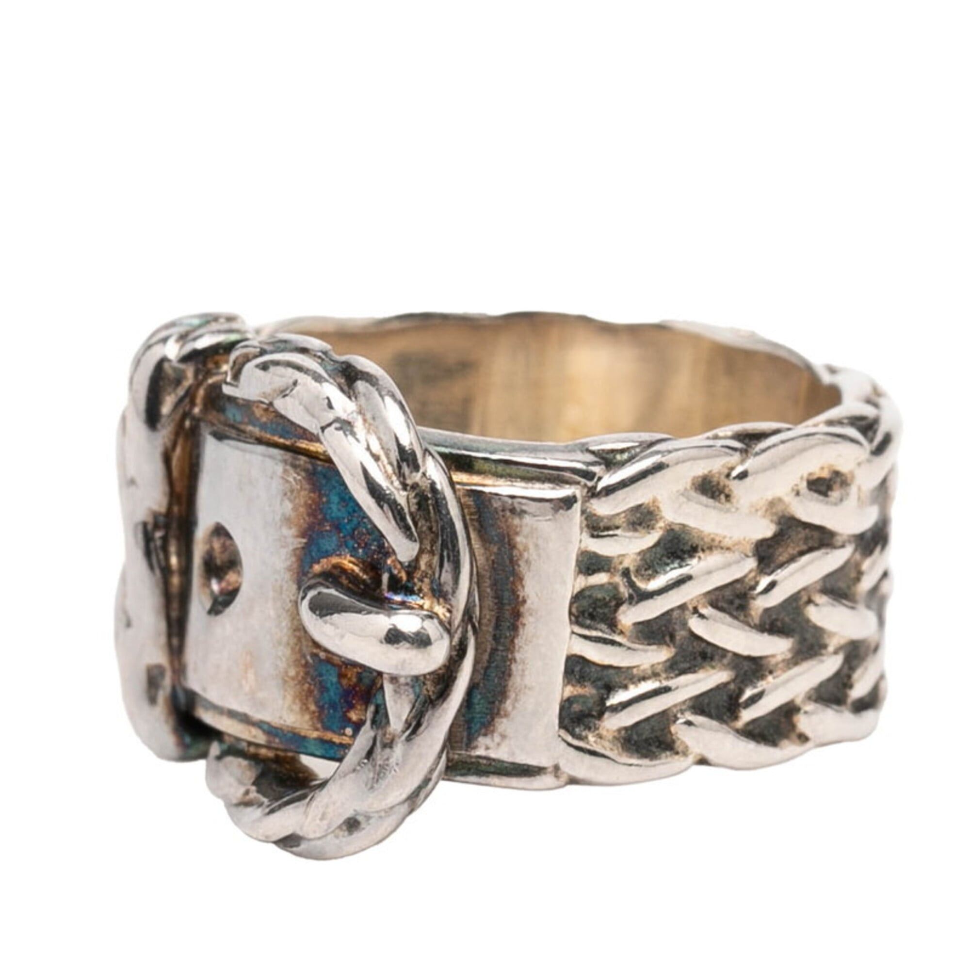 Hermes Hermes Diane Ring, Size #52, SV925 Silver, Women's. Size ONE SIZE - 2 Thumbnail