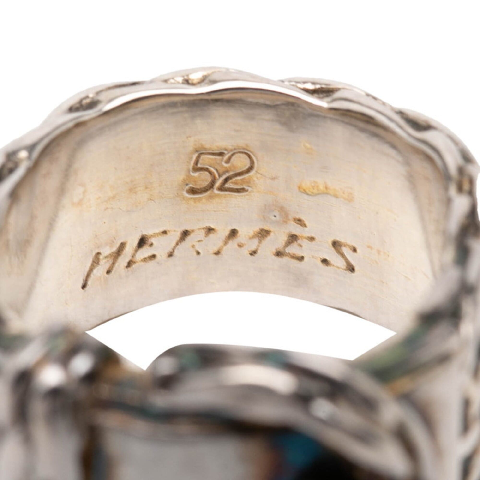 Hermes Hermes Diane Ring, Size #52, SV925 Silver, Women's. Size ONE SIZE - 4 Thumbnail