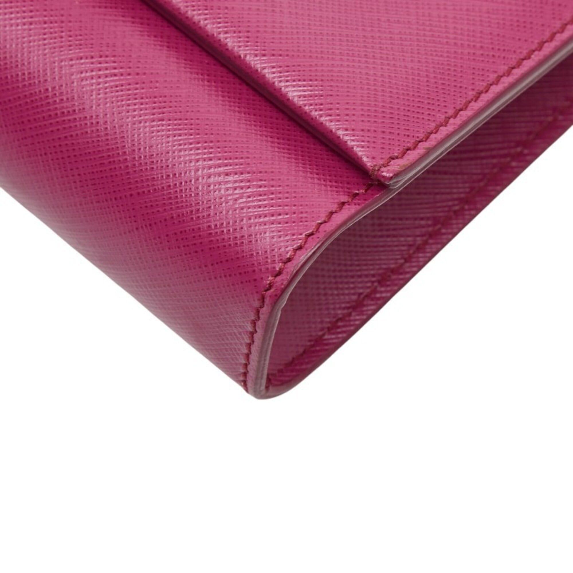 Salvatore Ferragamo Salvatore Ferragamo Vara Ribbon Chain Shoulder Bag KM-22 B558 Purple Leather Women's Size ONE SIZE - 4 Thumbnail