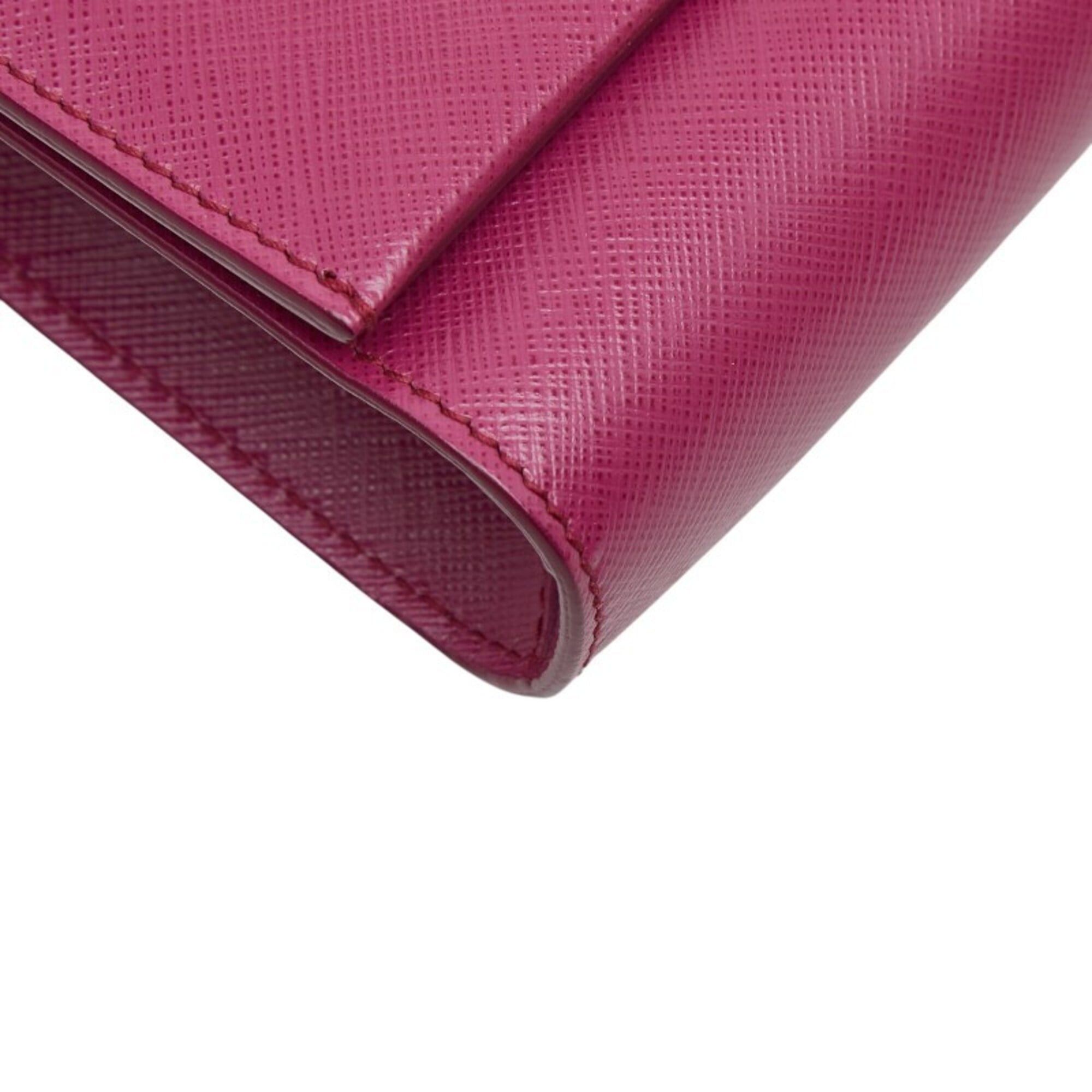 Salvatore Ferragamo Salvatore Ferragamo Vara Ribbon Chain Shoulder Bag KM-22 B558 Purple Leather Women's Size ONE SIZE - 5 Thumbnail