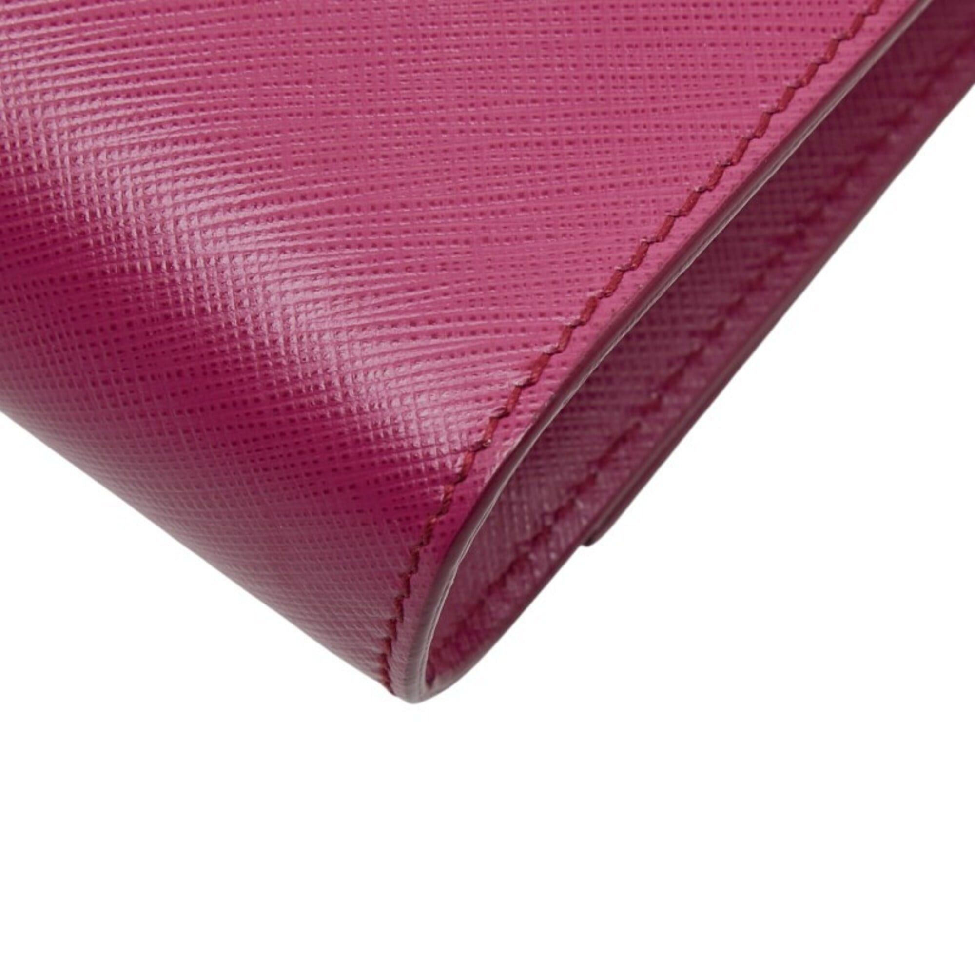Salvatore Ferragamo Salvatore Ferragamo Vara Ribbon Chain Shoulder Bag KM-22 B558 Purple Leather Women's Size ONE SIZE - 6 Thumbnail