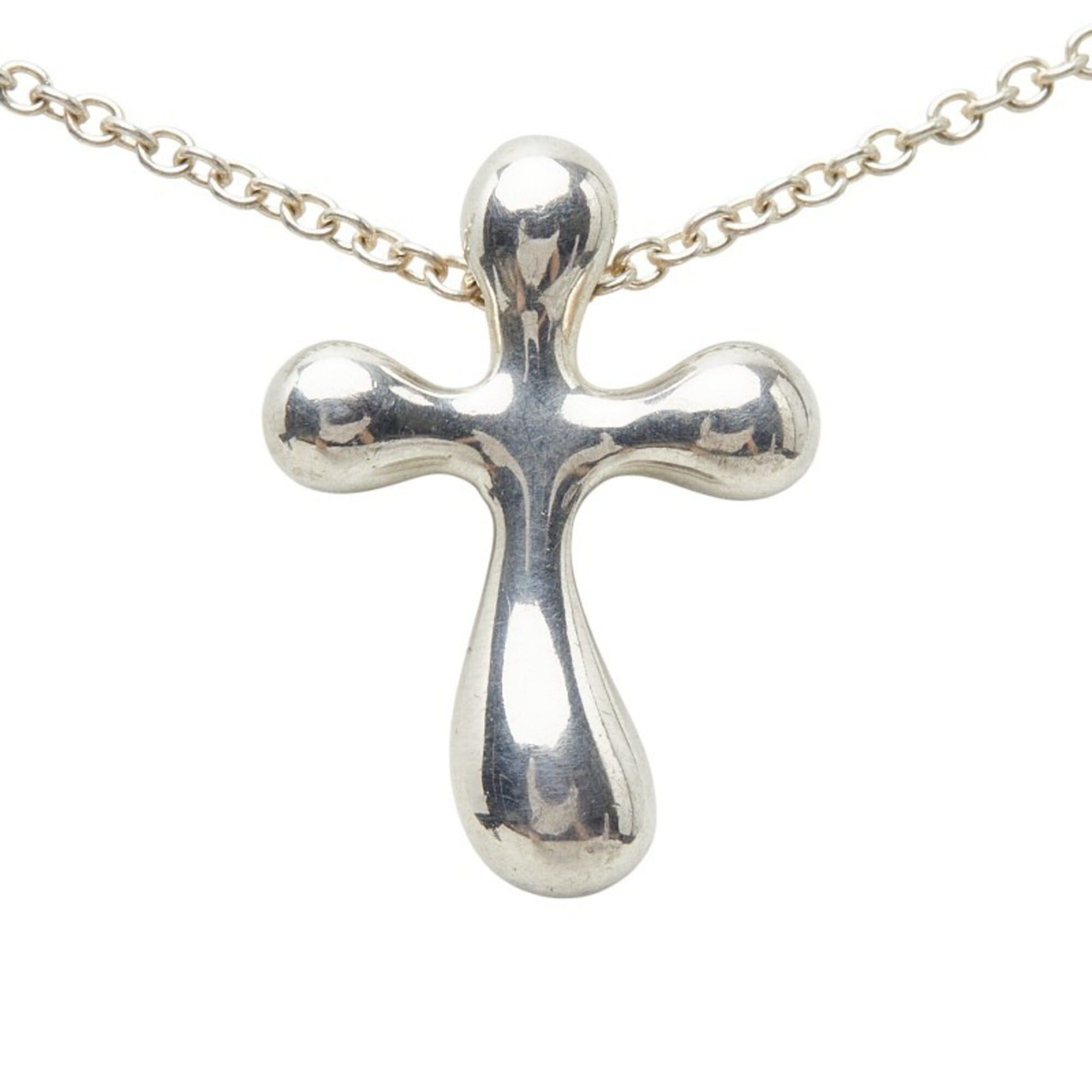 Tiffany & Co. Tiffany & Co. Small Cross Necklace, SV925 Silver, Women's. Size ONE SIZE - 2 Thumbnail