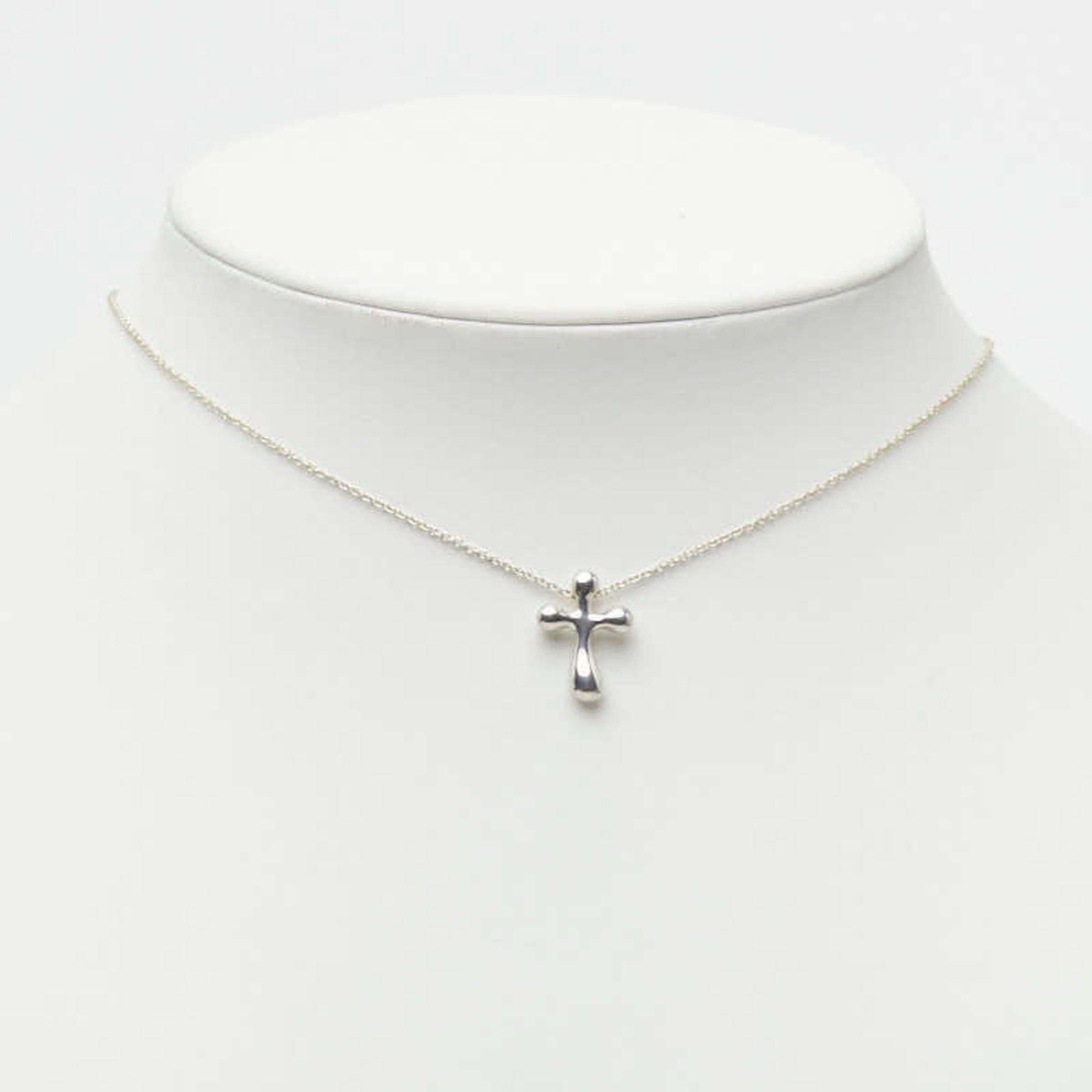 Tiffany & Co. Tiffany & Co. Small Cross Necklace, SV925 Silver, Women's. Size ONE SIZE - 7 Thumbnail