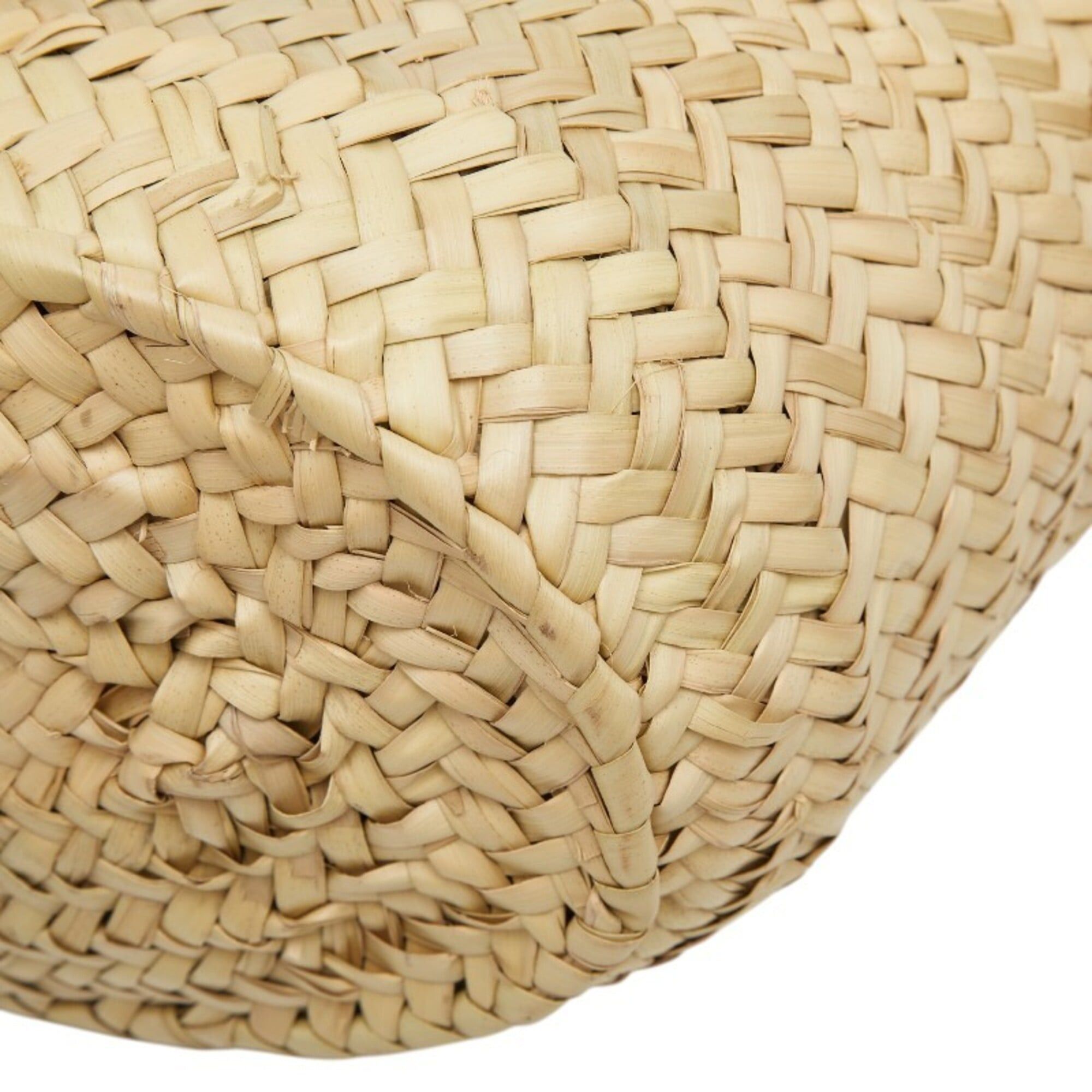 Loewe Loewe Basket Bag Medium Handbag Shoulder Natural Black Leather Palm Leaf Women's LOEWE Size ONE SIZE - 6 Thumbnail