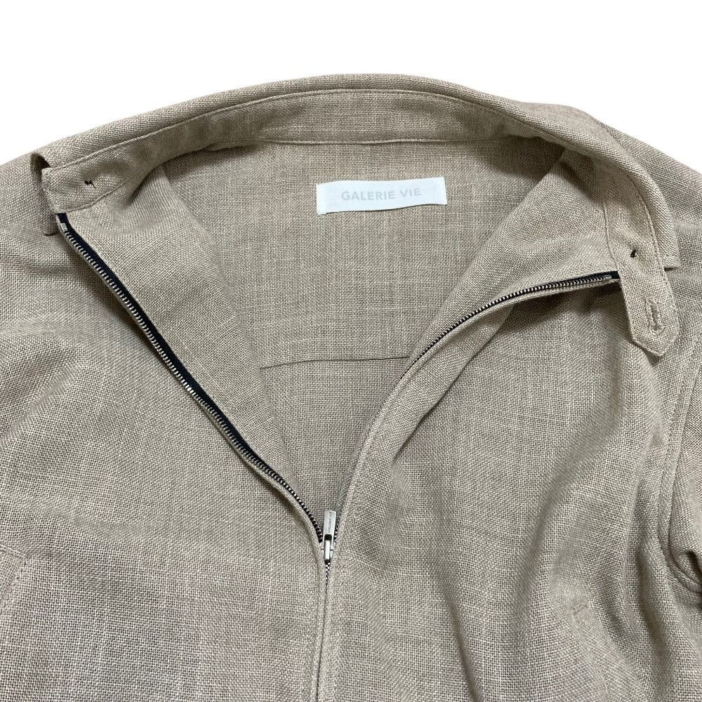 Other Other GALERIE VIE Linen Texture Jacket Textile Outerwear DUTY FREE for USA Size ONE SIZE - 4 Thumbnail
