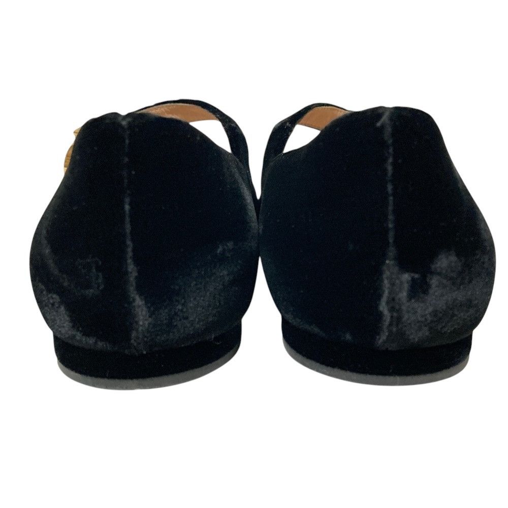 Other Other Gianvito Rossi MARY RIBBON Velvet Mary Jane Flats Textile Shoes DUTY FREE for USA Size ONE SIZE - 3 Thumbnail