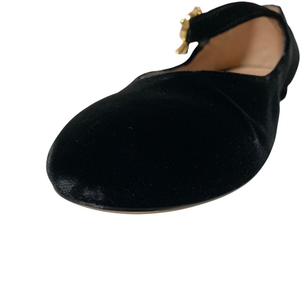 Other Other Gianvito Rossi MARY RIBBON Velvet Mary Jane Flats Textile Shoes DUTY FREE for USA Size ONE SIZE - 10 Thumbnail