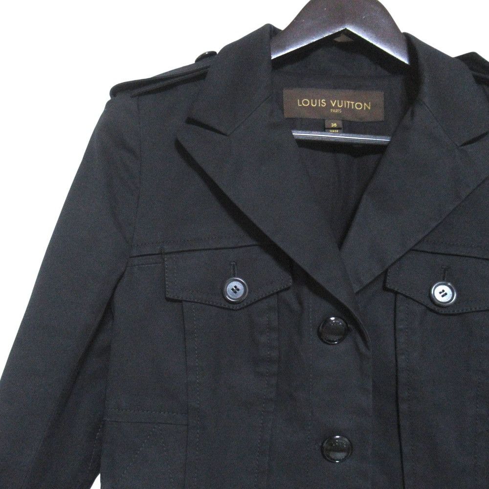 Louis Vuitton Louis Vuitton Louis Vuitton Single Military Jacket Textile Outerwear DUTY FREE for USA Size ONE SIZE - 3 Thumbnail