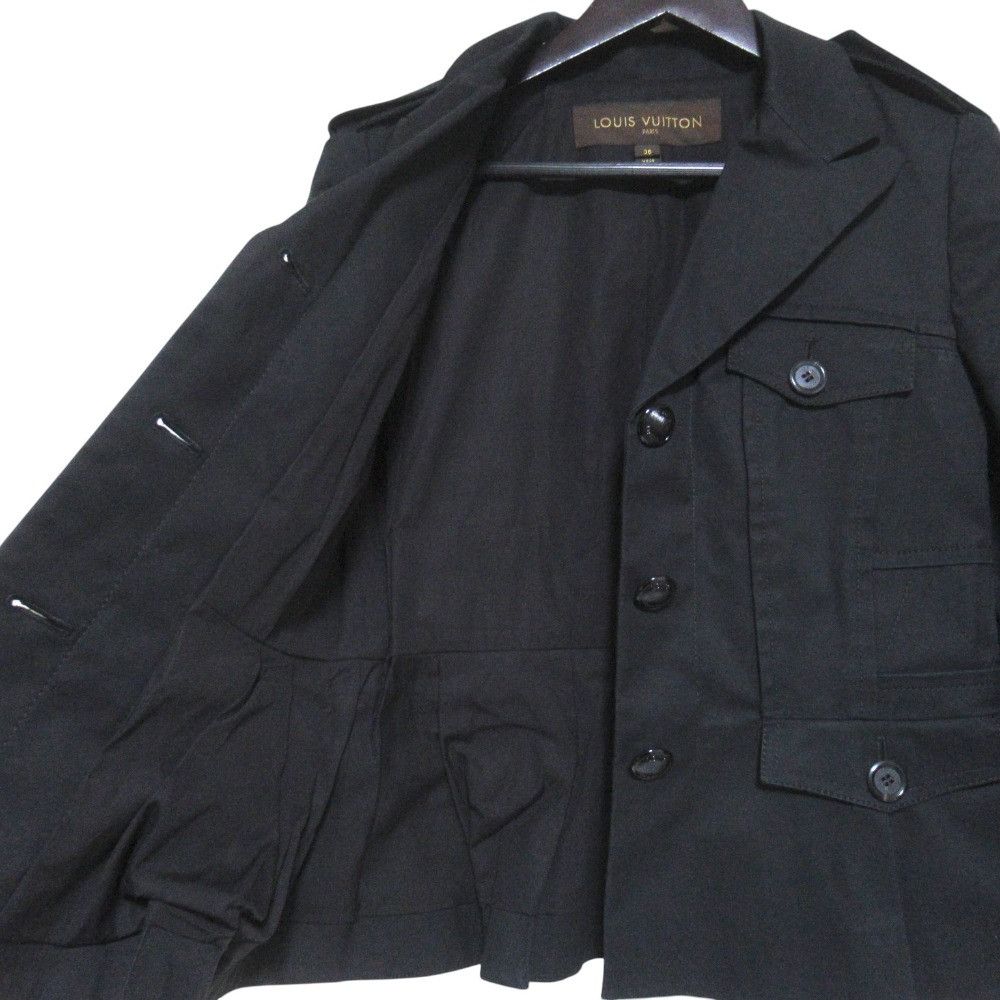 Louis Vuitton Louis Vuitton Louis Vuitton Single Military Jacket Textile Outerwear DUTY FREE for USA Size ONE SIZE - 4 Thumbnail