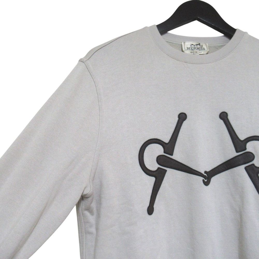 Hermes Hermes Hermes Horsebit Leather Sweatshirt Textile Sweatshirts & Hoodies DUTY FREE for USA Size ONE SIZE - 3 Thumbnail
