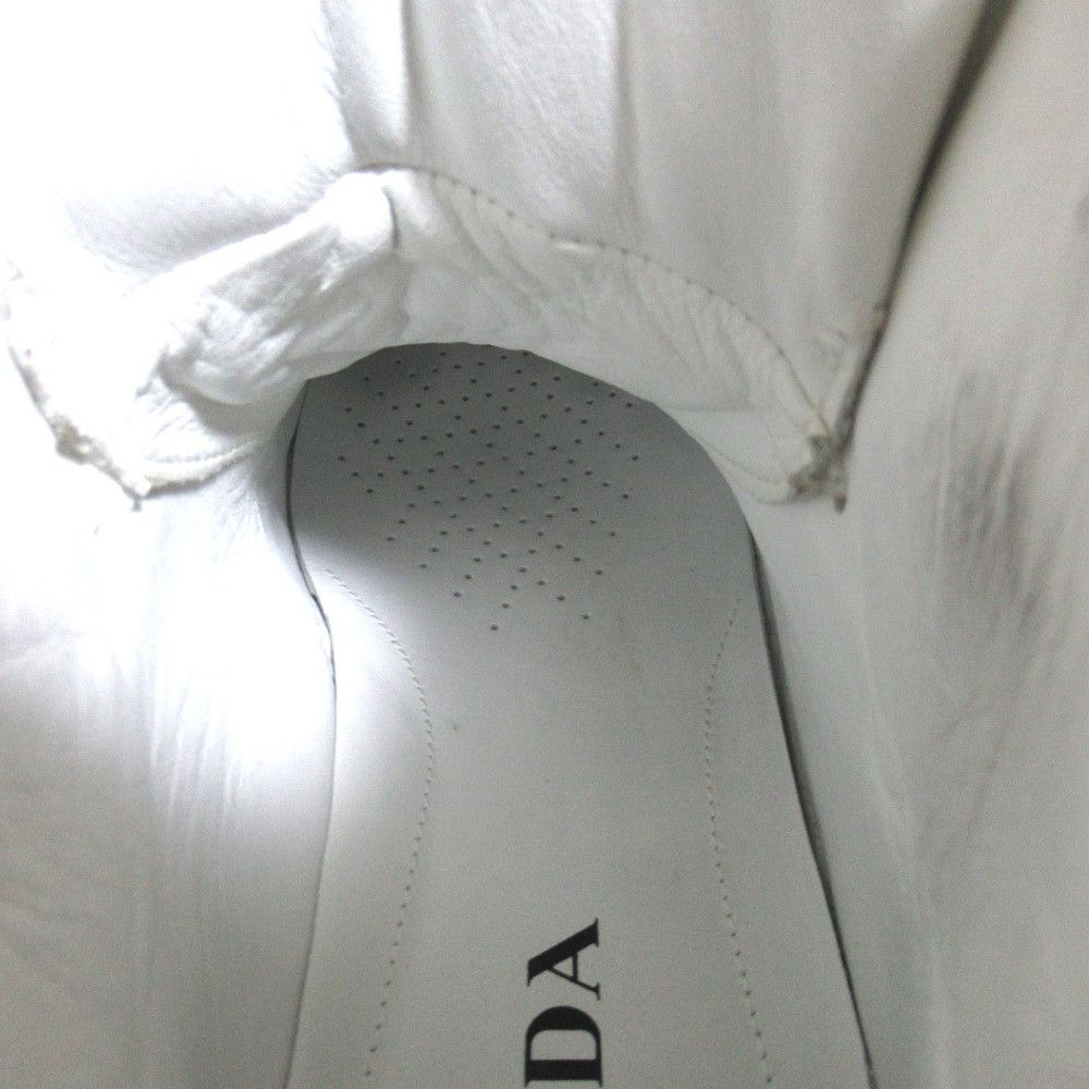 Prada Prada Prada Leather High Top Sneakers Leather Shoes 2TG179 DUTY FREE for USA Size ONE SIZE - 9 Thumbnail