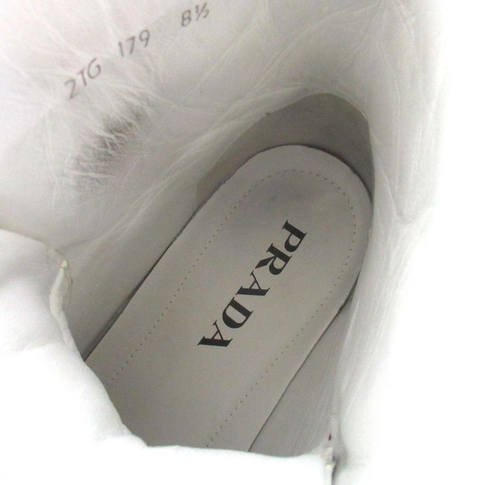 Prada Prada Prada Leather High Top Sneakers Leather Shoes 2TG179 DUTY FREE for USA Size ONE SIZE - 6 Thumbnail