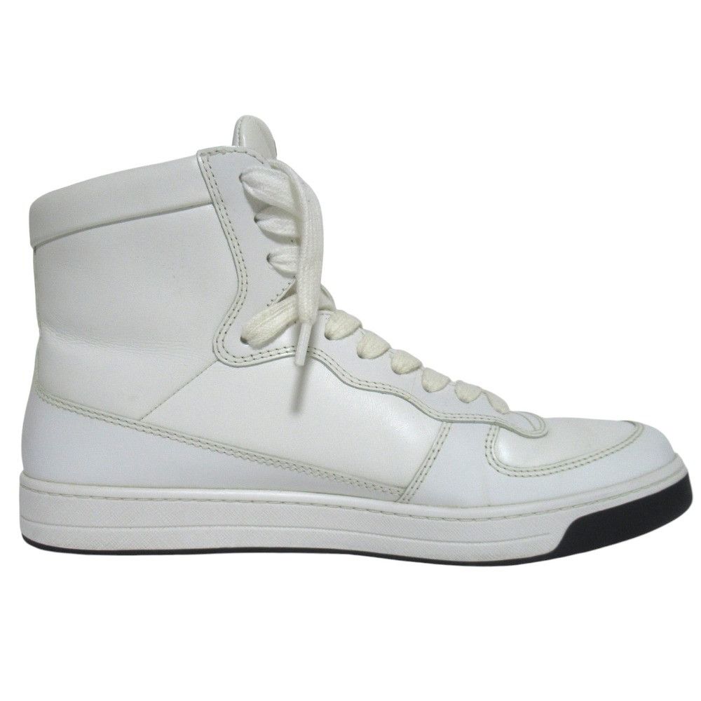 Prada Prada Prada Leather High Top Sneakers Leather Shoes 2TG179 DUTY FREE for USA Size ONE SIZE - 3 Thumbnail