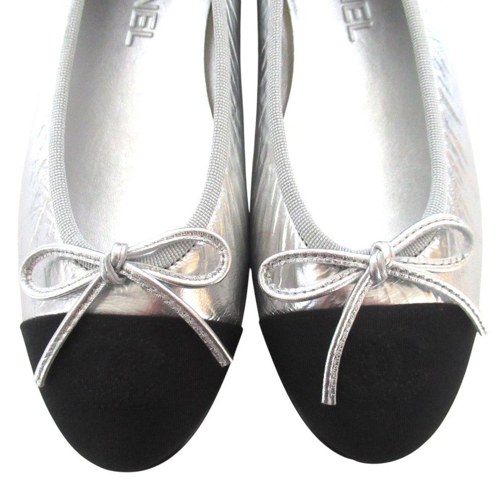 Chanel Chanel Chanel Leather Ballet Flats Leather Shoes G02819 DUTY FREE for USA Size ONE SIZE - 2 Thumbnail