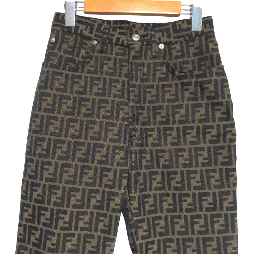 Fendi Fendi Fendi Zucca Jacquard Pants Textile Pants DUTY FREE for USA Size ONE SIZE - 3 Thumbnail