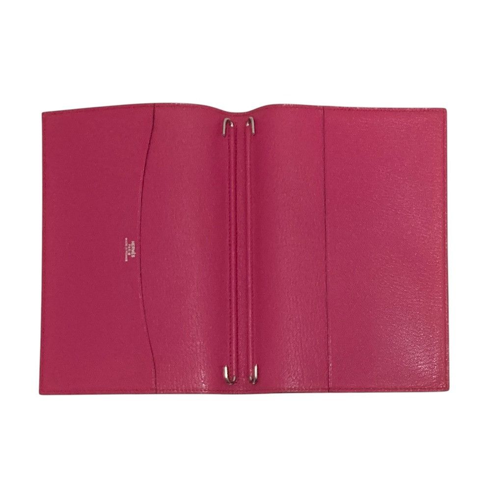 Hermes Hermes Hermes Globetrotter Chevre Agenda Cover Leather Other Stamp J DUTY FREE for USA Size ONE SIZE - 5 Thumbnail