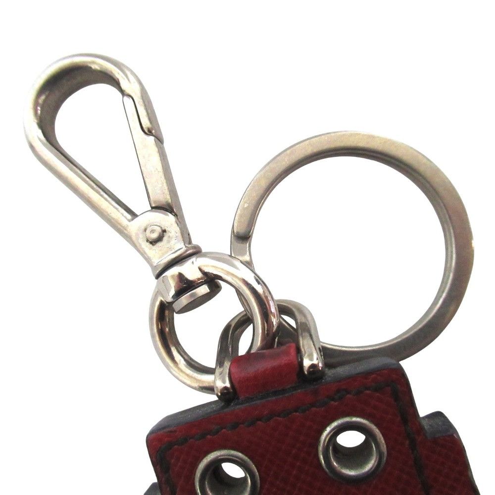 Prada Prada Prada Saffiano Leather Robot Key Holder Bag Charm Leather Charm DUTY FREE for USA Size ONE SIZE - 5 Thumbnail