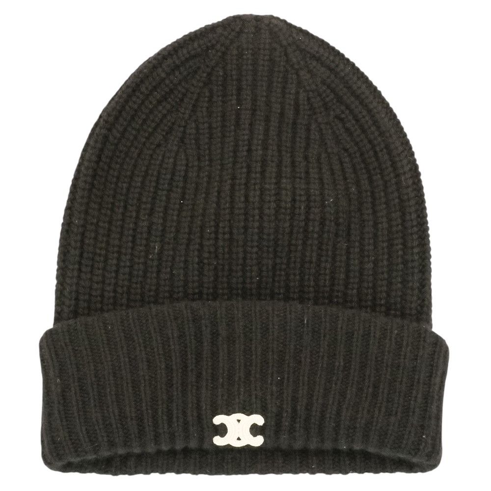 Celine Celine CELINE Seamless Cashmere Knit Cap Textile Hats AA0G5384D DUTY FREE for USA Size ONE SIZE - 2 Thumbnail