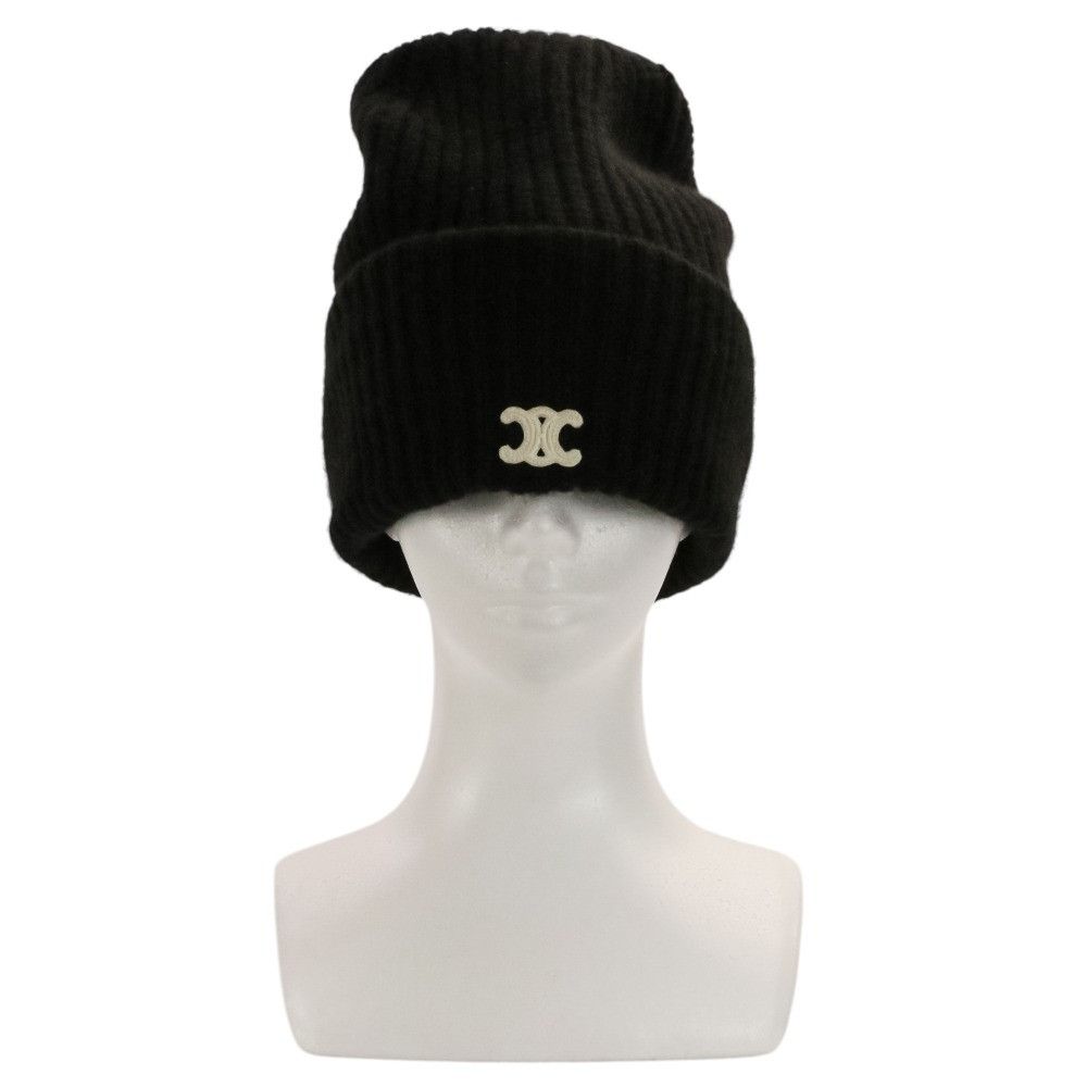 Celine Celine CELINE Seamless Cashmere Knit Cap Textile Hats AA0G5384D DUTY FREE for USA Size ONE SIZE - 6 Thumbnail