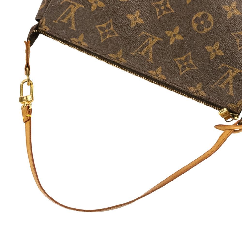 Louis Vuitton Louis Vuitton Louis Vuitton Pochette Accessoires Monogram bag Textile Crossbody Bag M51980 DUTY FREE for USA Size ONE SIZE - 9 Thumbnail