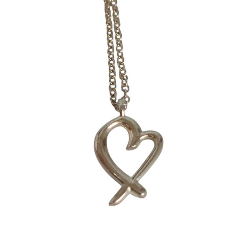 Tiffany & Co. Tiffany & Co. Tiffany & Co Paloma Picasso 925 Silver Loving Heart Pendant Necklace Precious Metal Necklace DUTY FREE for USA Size ONE SIZE - 5 Thumbnail