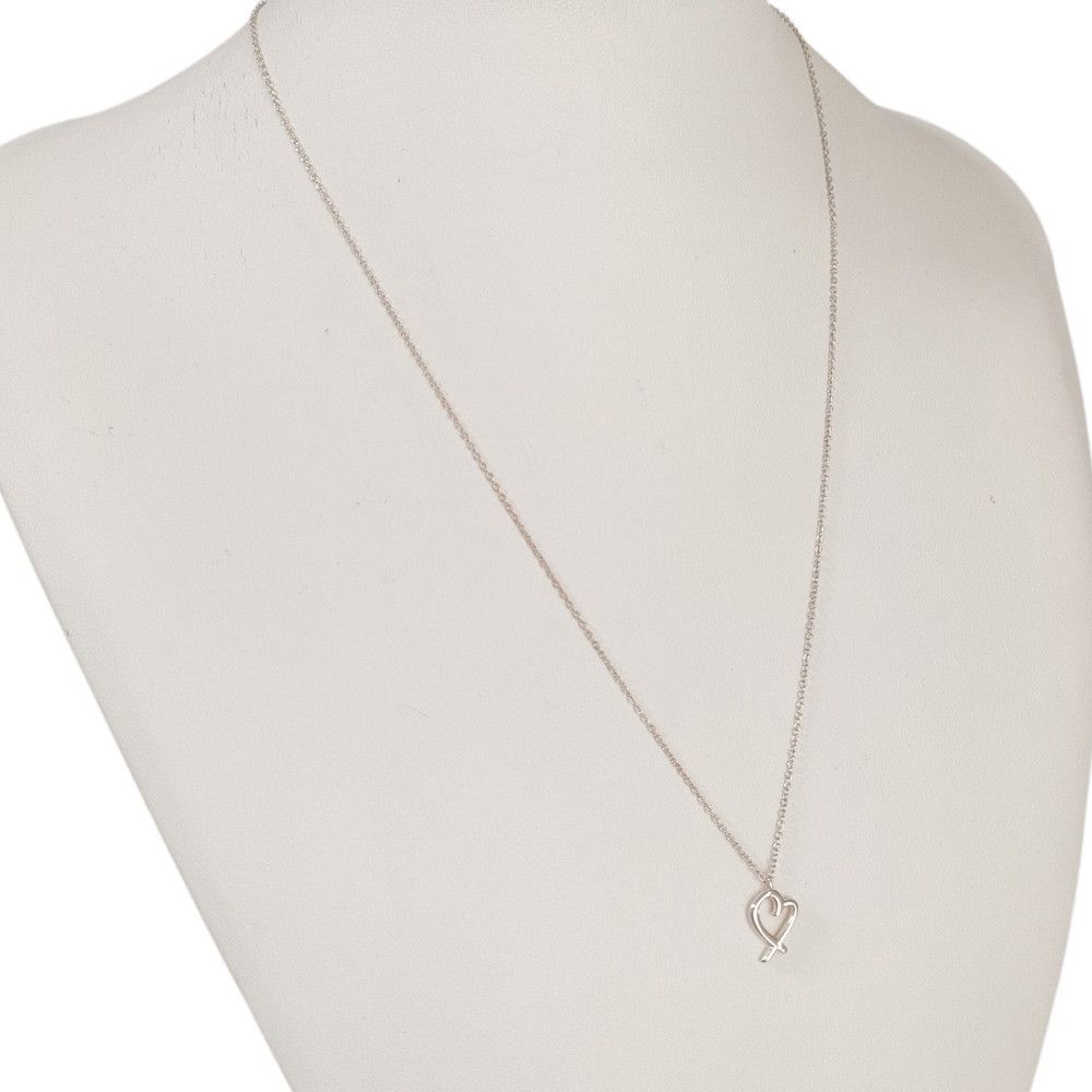Tiffany & Co. Tiffany & Co. Tiffany & Co Paloma Picasso 925 Silver Loving Heart Pendant Necklace Precious Metal Necklace DUTY FREE for USA Size ONE SIZE - 10 Thumbnail