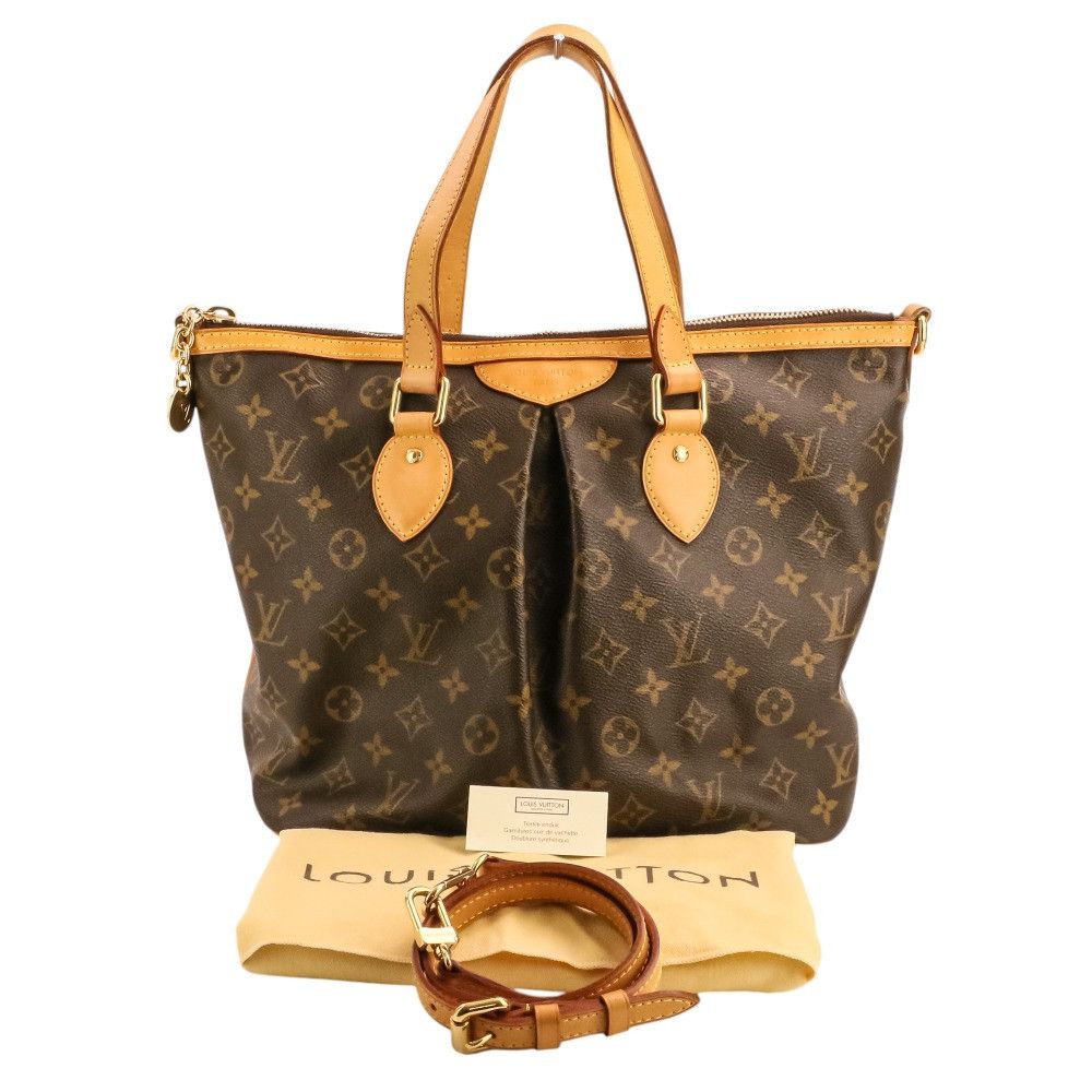 Louis Vuitton Louis Vuitton Louis Vuitton Palermo Monogram 2way Bag Textile Shoulder Bag M40145 DUTY FREE for USA Size ONE SIZE - 13 Thumbnail