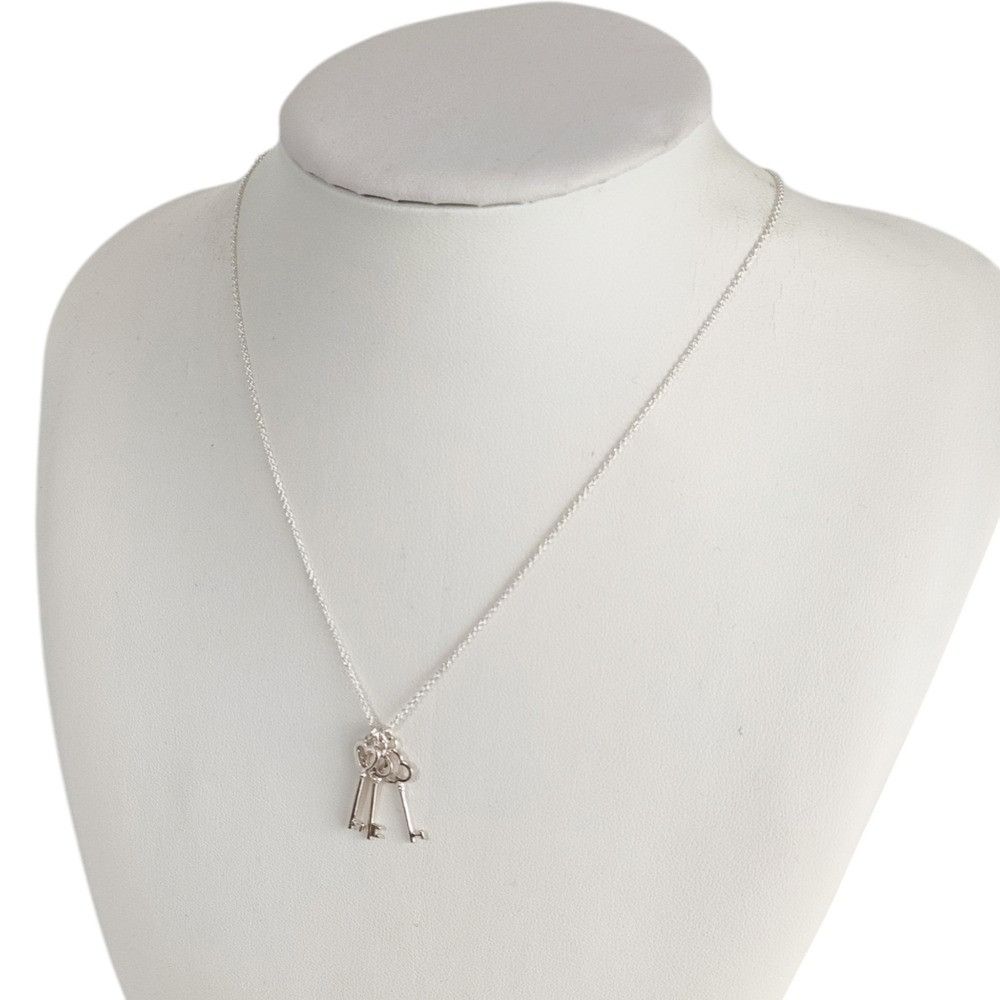 Tiffany & Co. Tiffany & Co. Tiffany&Co. Sterling Silver Triple Key Pendant Necklace Precious Metal Necklace DUTY FREE for USA Size ONE SIZE - 9 Thumbnail