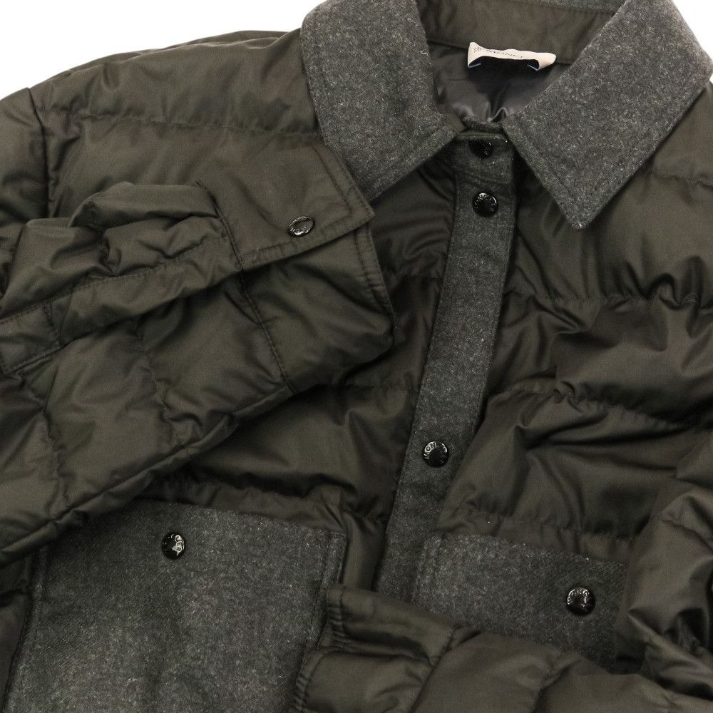 Moncler Moncler Moncler CAMICIA Wool Down Jacket Textile Outerwear DUTY FREE for USA Size ONE SIZE - 7 Thumbnail
