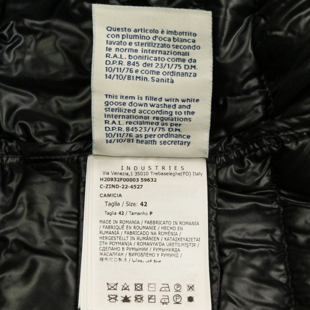 Moncler Moncler Moncler CAMICIA Wool Down Jacket Textile Outerwear DUTY FREE for USA Size ONE SIZE - 14 Thumbnail