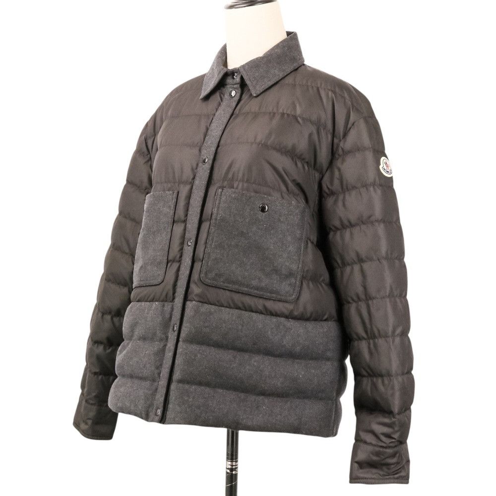 Moncler Moncler Moncler CAMICIA Wool Down Jacket Textile Outerwear DUTY FREE for USA Size ONE SIZE - 2 Thumbnail