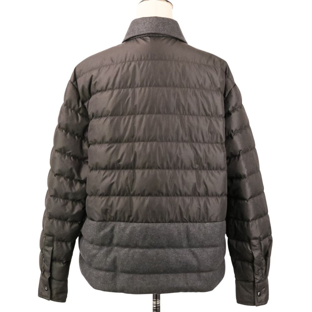 Moncler Moncler Moncler CAMICIA Wool Down Jacket Textile Outerwear DUTY FREE for USA Size ONE SIZE - 4 Thumbnail