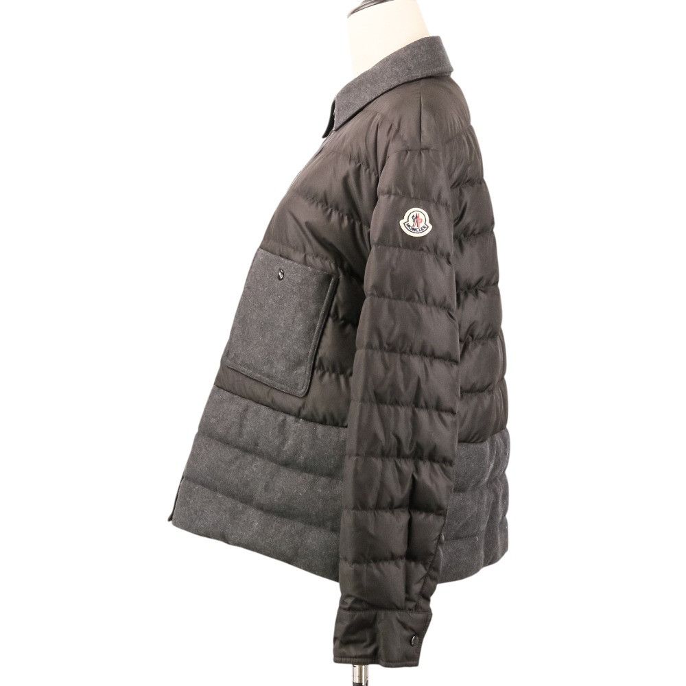 Moncler Moncler Moncler CAMICIA Wool Down Jacket Textile Outerwear DUTY FREE for USA Size ONE SIZE - 3 Thumbnail