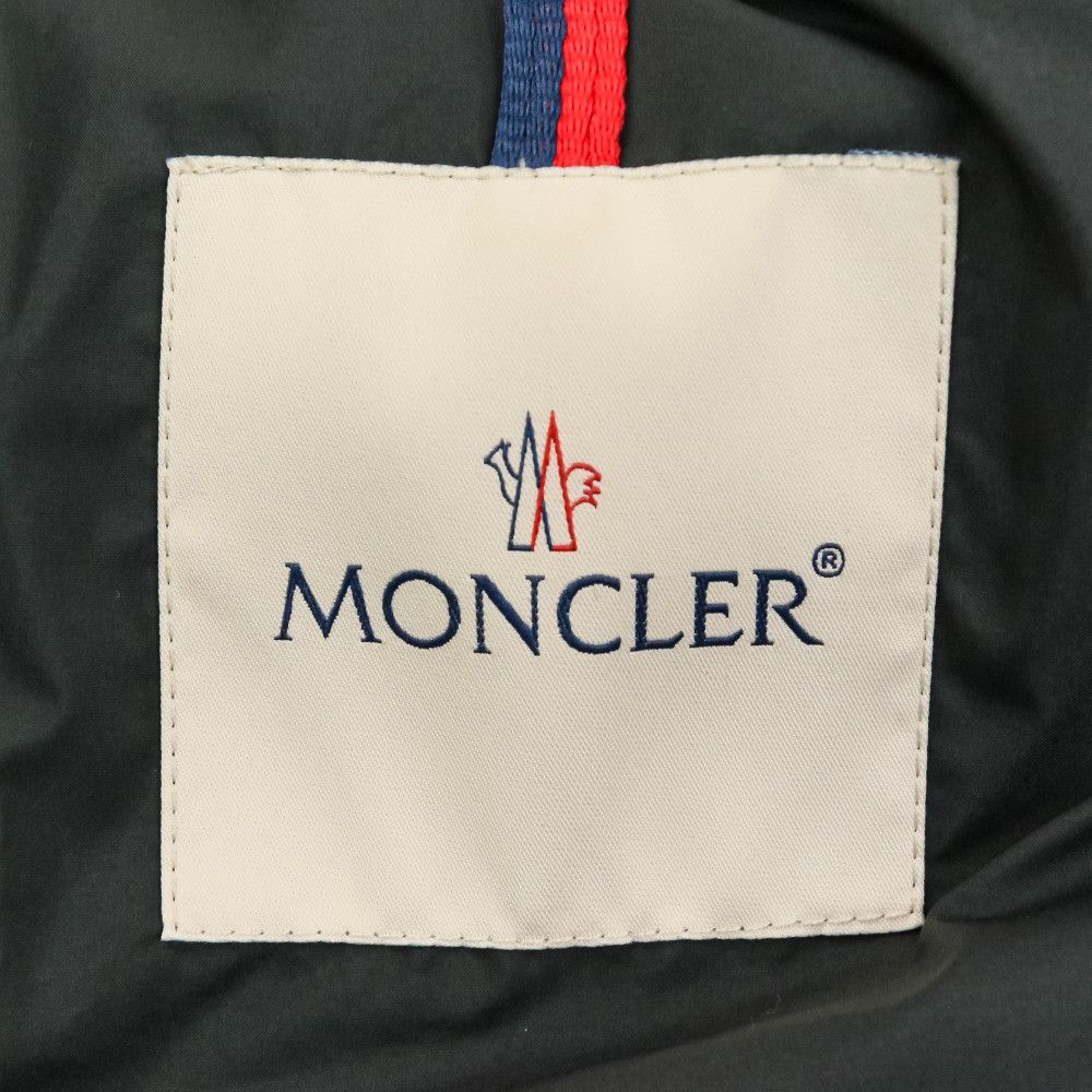 Moncler Moncler Moncler Ventoux Leather Sleeve Down Bomber Jacket Leather Outerwear DUTY FREE for USA Size ONE SIZE - 11 Thumbnail