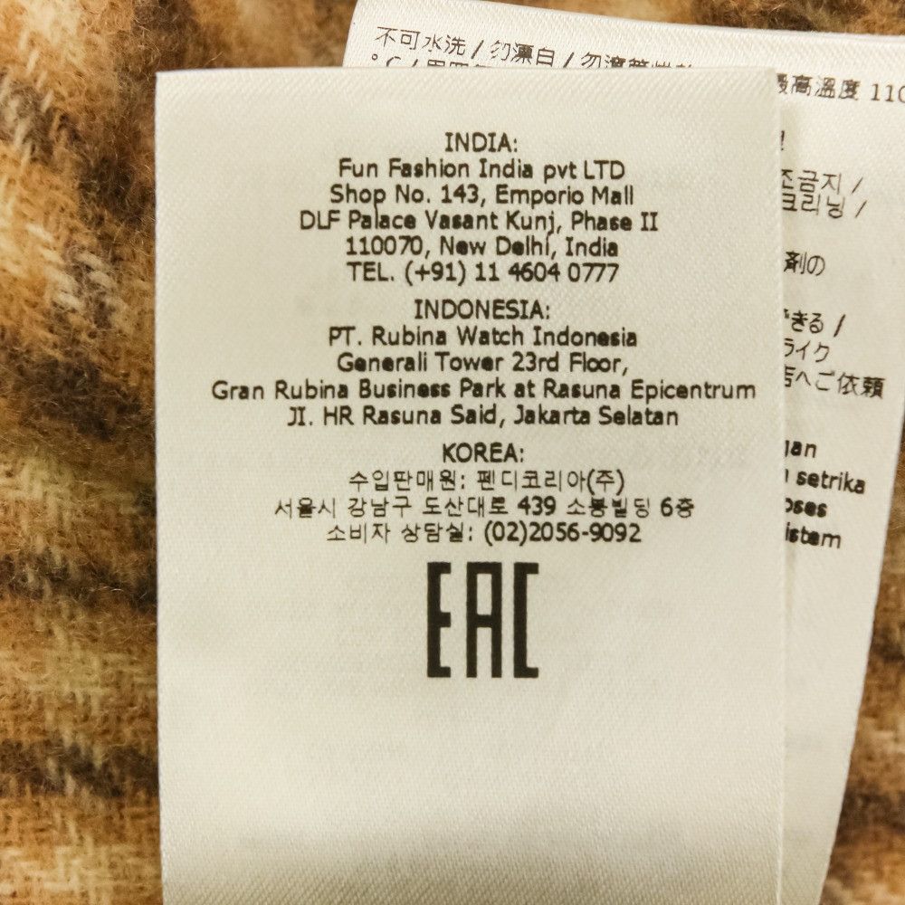 Fendi Fendi Fendi Wool Blend Hooded Cape Textile Shawl FXX722AHR1 DUTY FREE for USA Size ONE SIZE - 14 Thumbnail