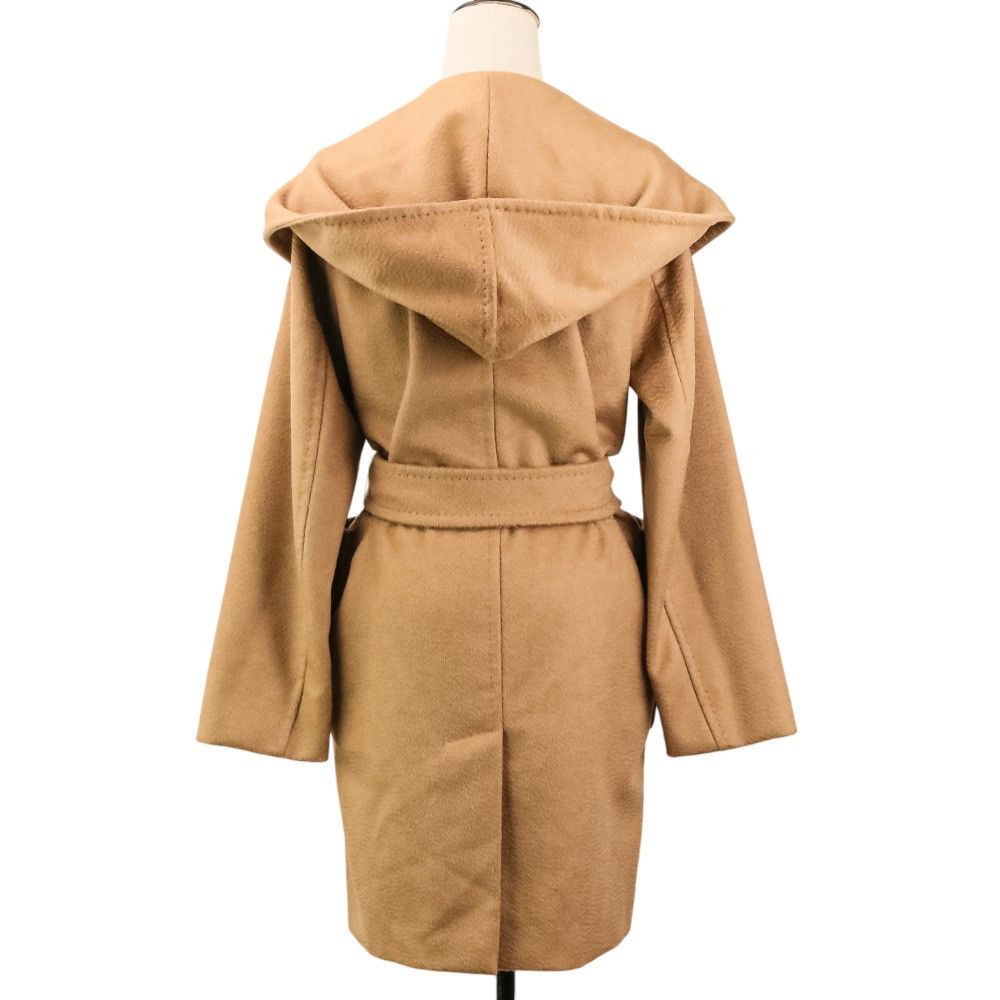 Max Mara Max Mara Max Mara Rialto Camel Hair Hooded Coat Others Outerwear DUTY FREE for USA Size ONE SIZE - 4 Thumbnail