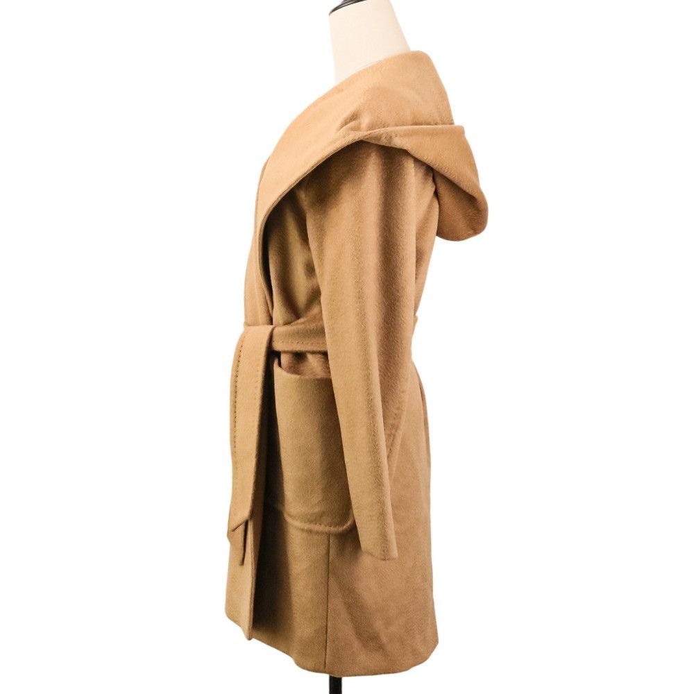 Max Mara Max Mara Max Mara Rialto Camel Hair Hooded Coat Others Outerwear DUTY FREE for USA Size ONE SIZE - 3 Thumbnail